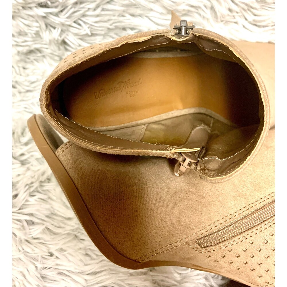 Universal Thread Peep Toe Heel Booties in Tan Collie Size 11 - Picture 4 of 8
